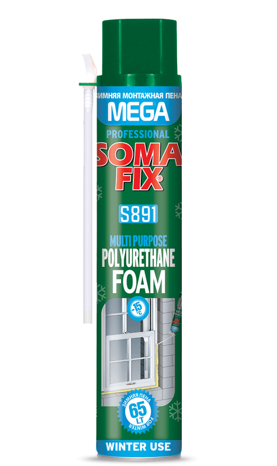 Somafix Mega Polyurethane Foam (Winter Use) S891