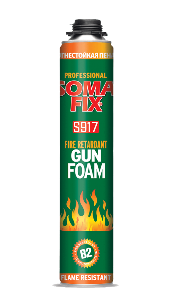Somafix B2 Fire Retardant Polyurethane Gun Foam S917