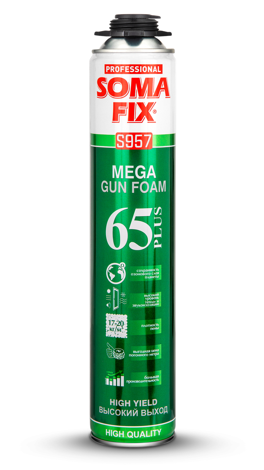 Somafix Mega Plus Polyurethane Gun Foam S957