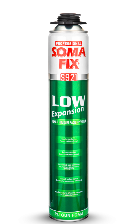 Somafix Low Expansion Polyurethane Gun Foam S921